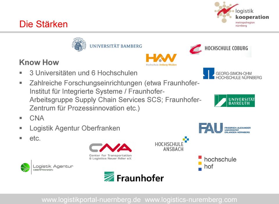 Systeme / Fraunhofer- Arbeitsgruppe Supply Chain Services SCS;