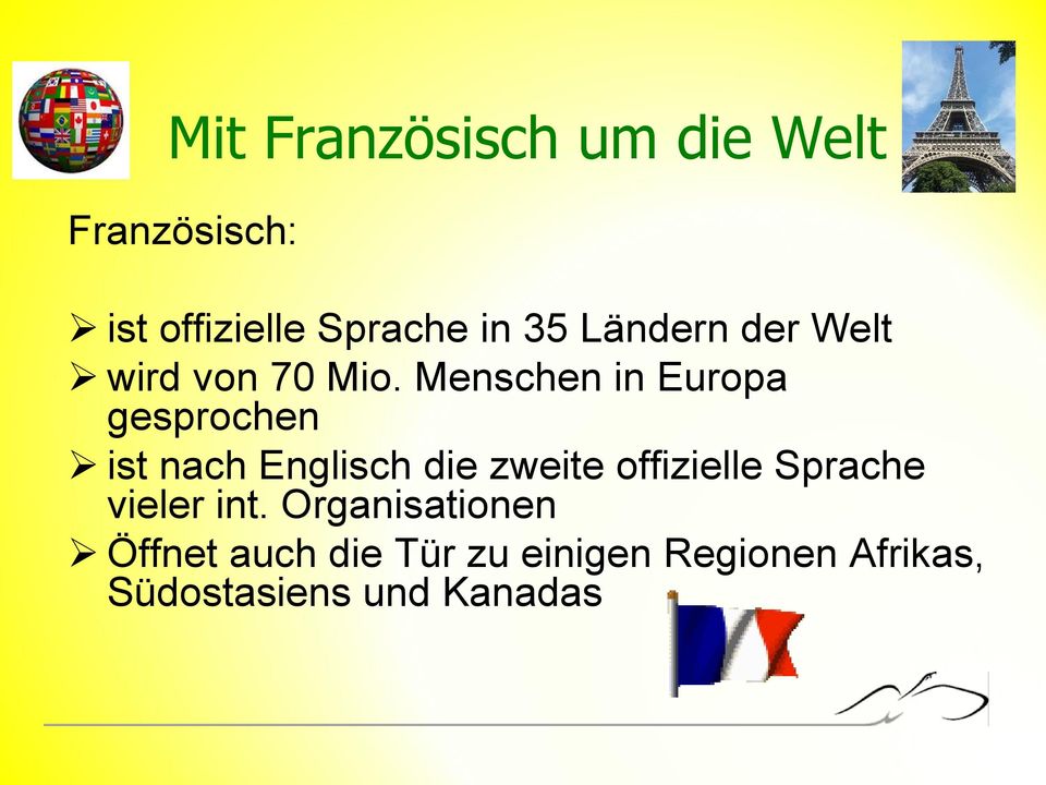 Menschen in Europa gesprochen ist nach Englisch die zweite offizielle