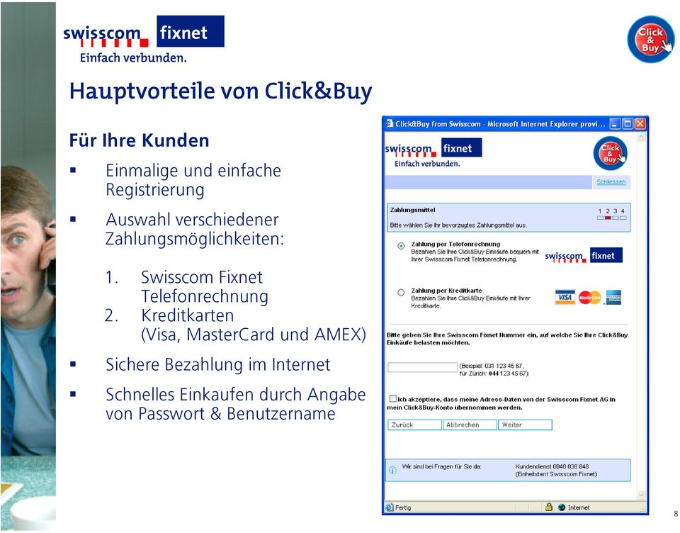 Swisscom Fixnet Telefonrechnung 2.