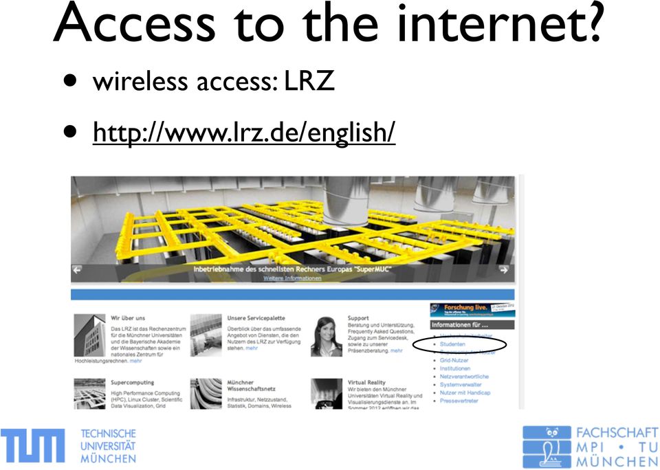 wireless access: