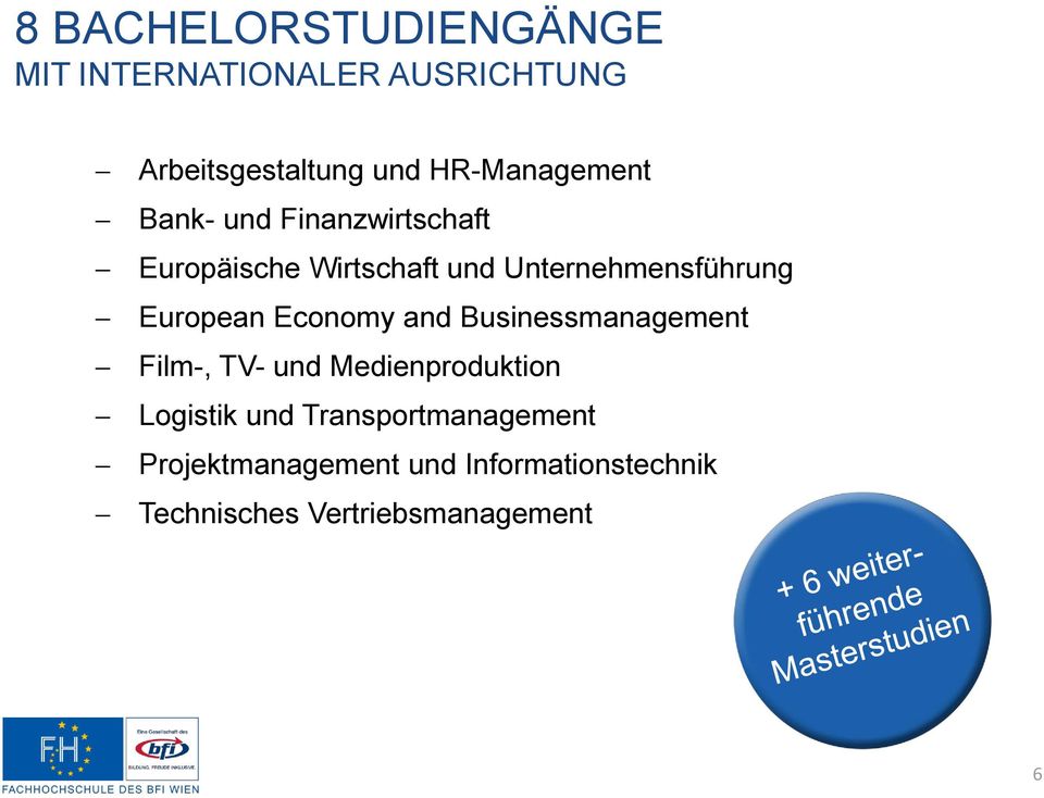 Unternehmensführung European Economy and Businessmanagement Film-, TV- und