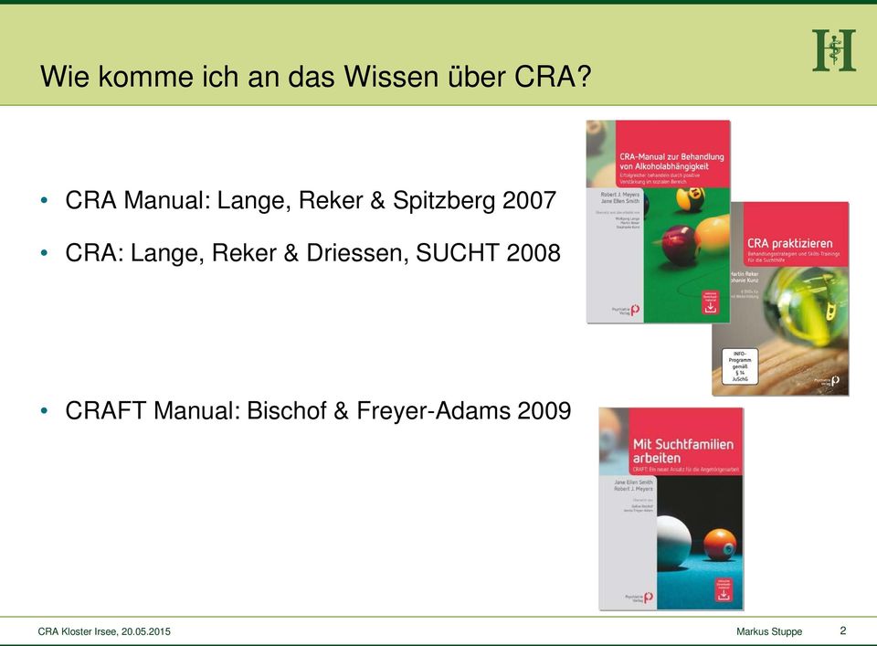 2007 CRA: Lange, Reker & Driessen, SUCHT