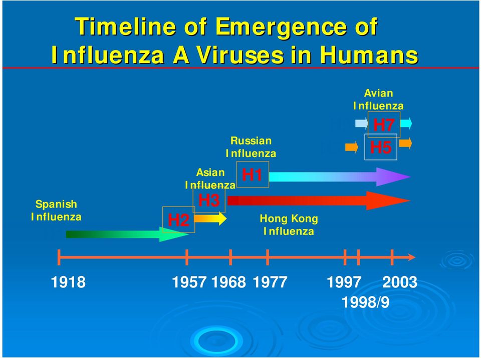 Russian Influenza H1 Hong Kong Influenza H9 H5