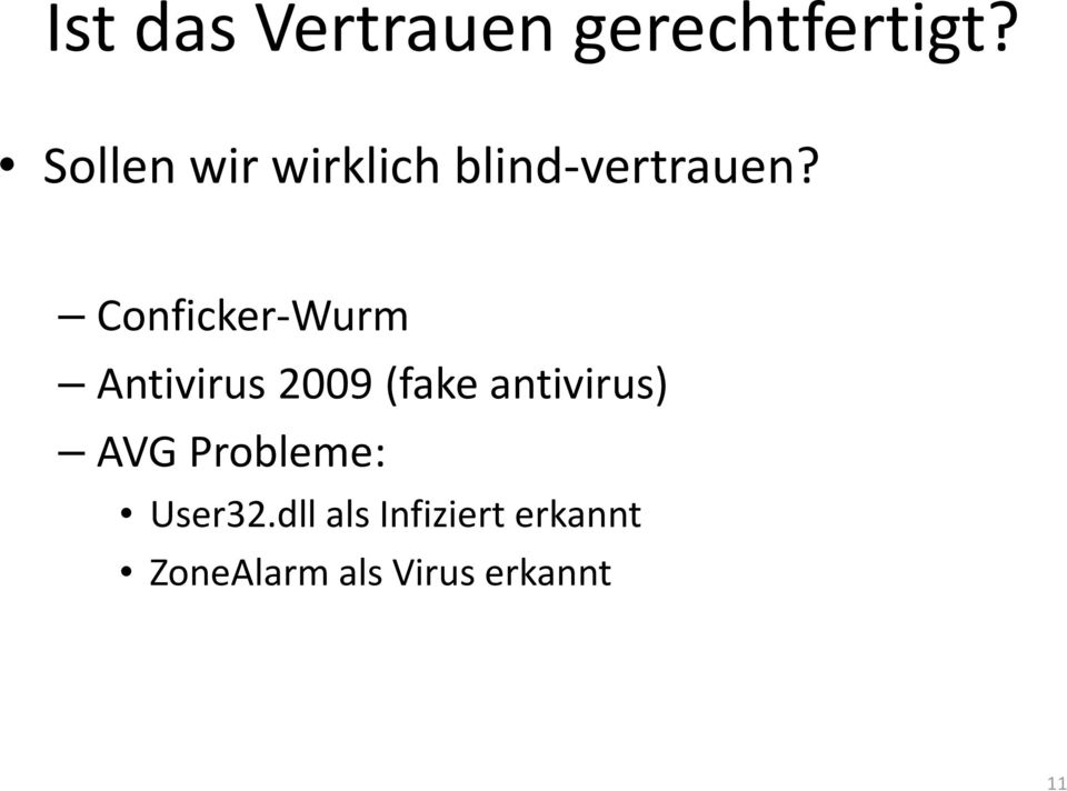 Conficker-Wurm Antivirus 2009 (fake antivirus)