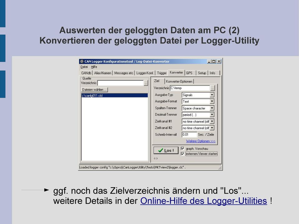 Logger-Utility ggf.