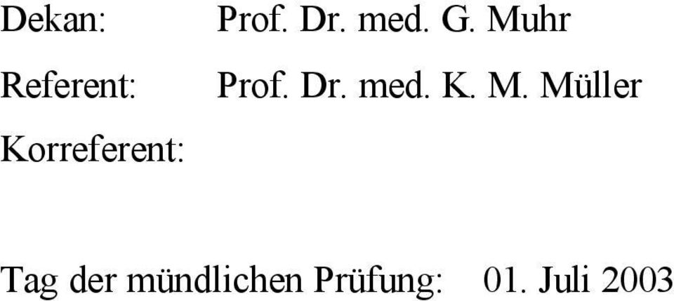 Dr. med. K. M.