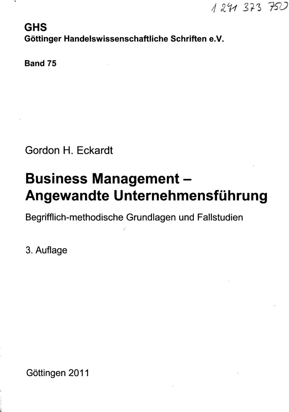Eckardt Business Management - Angewandte