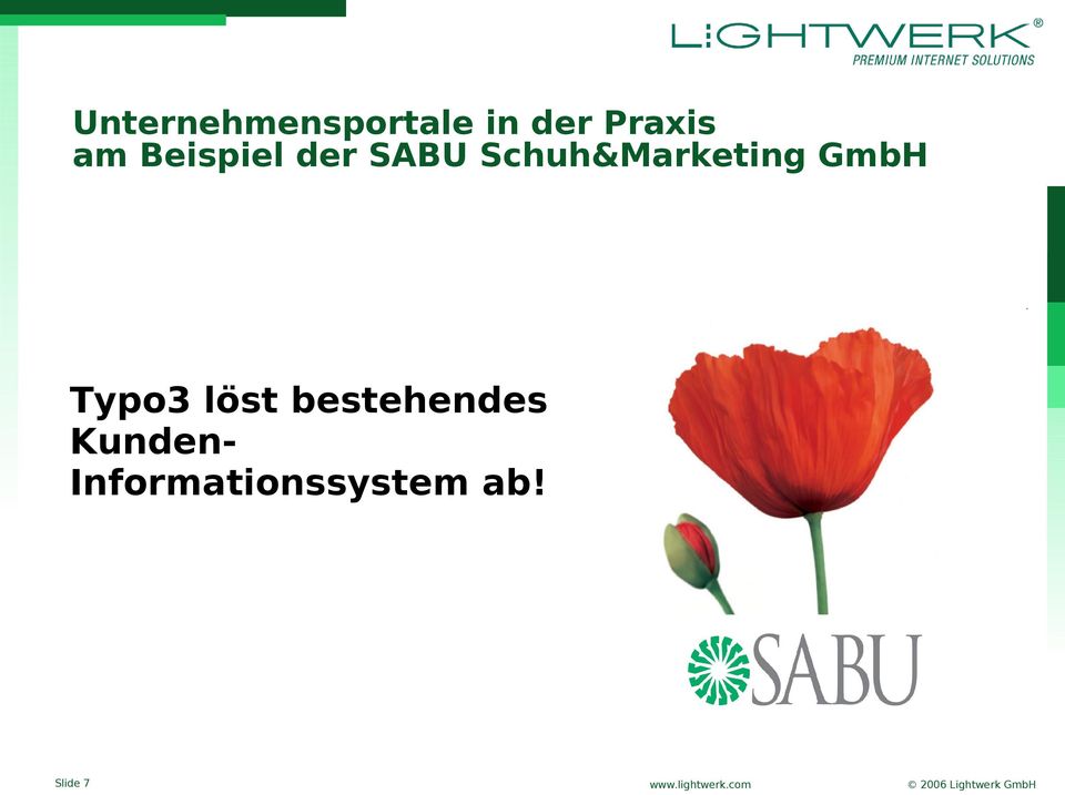 Schuh&Marketing GmbH Typo3 löst