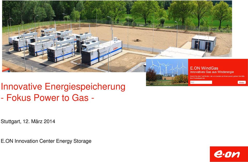 Power to Gas - Stuttgart, 12.
