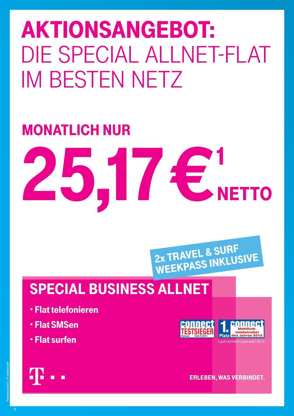 business allnet Flat telefonieren Flat SMSen Flat surfen Laut