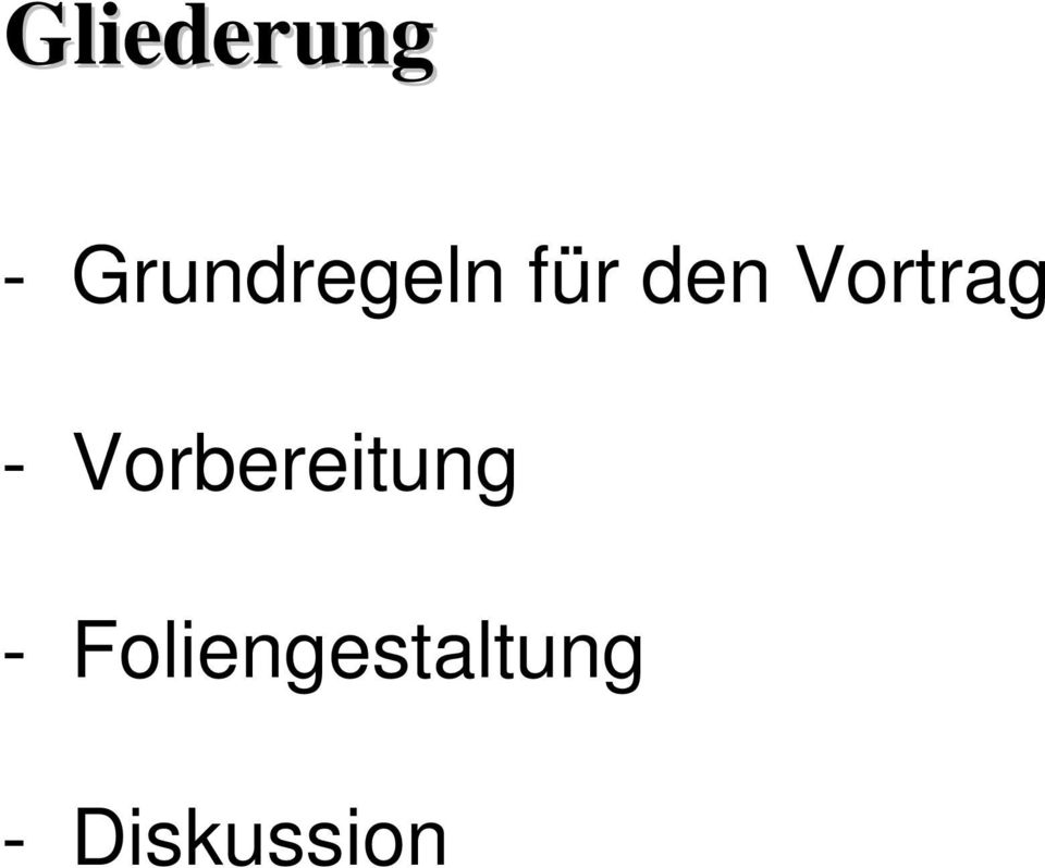 Vortrag -