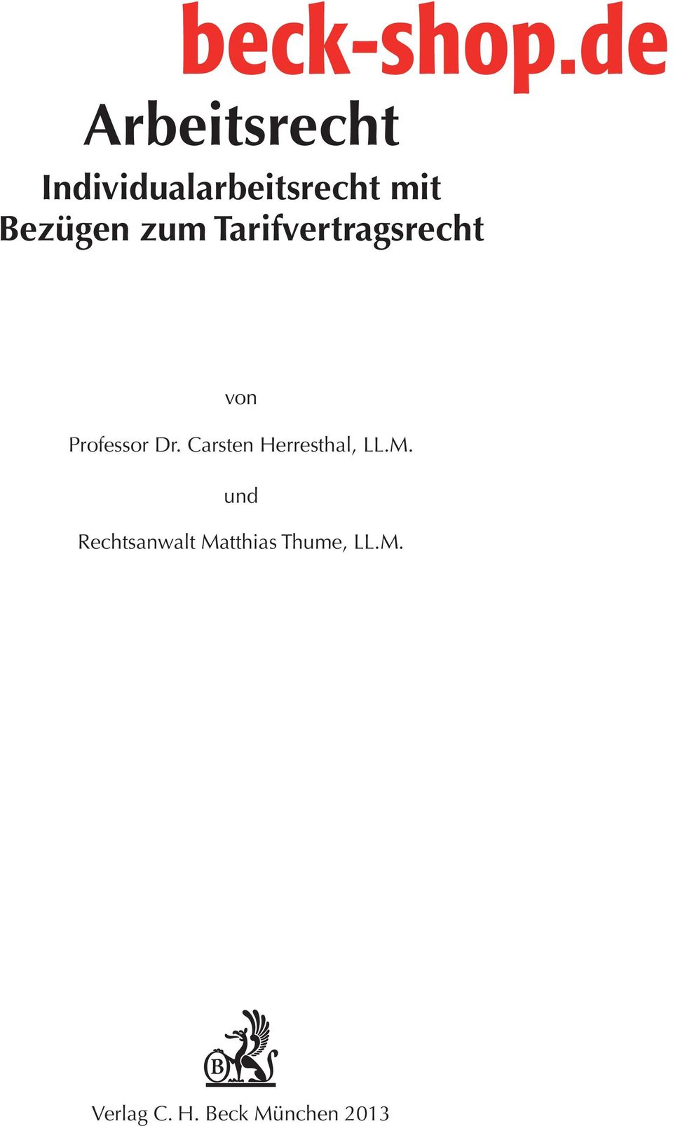 Dr. Carsten Herresthal, LL.M.