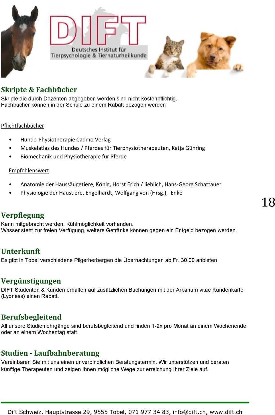 Biomechanik und Physiotherapie für Pferde Empfehlenswert Anatomie der Haussäugetiere, König, Horst Erich / lieblich, Hans-Georg Schattauer Physiologie der Haustiere, Engelhardt, Wolfgang von (Hrsg.