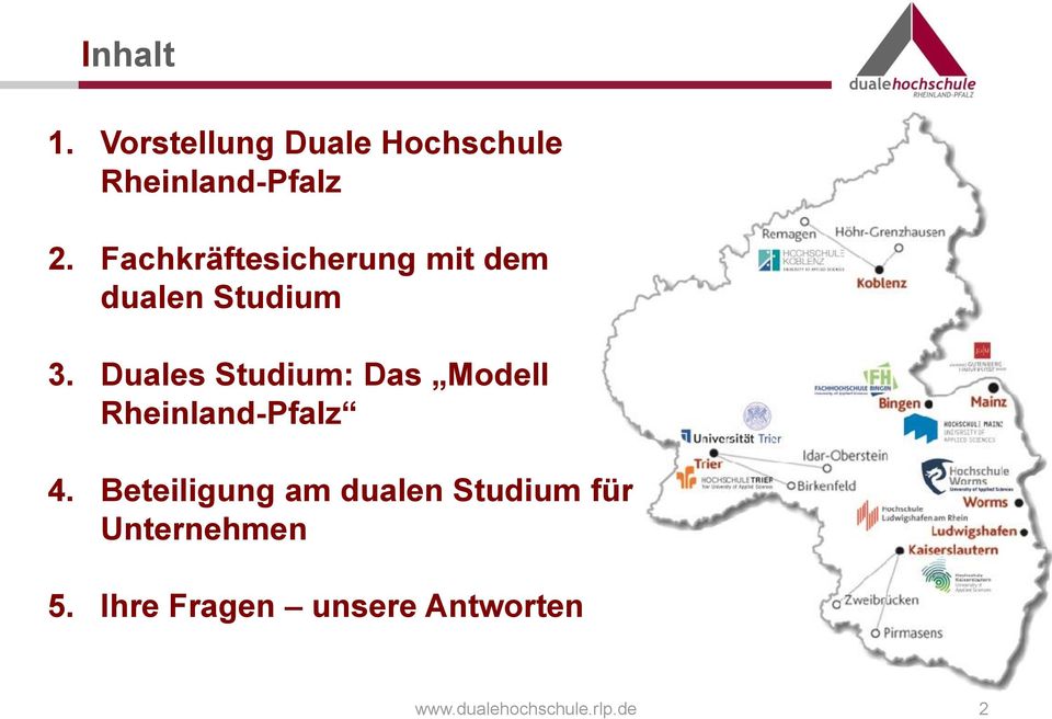 Duales Studium: Das Modell Rheinland-Pfalz 4.
