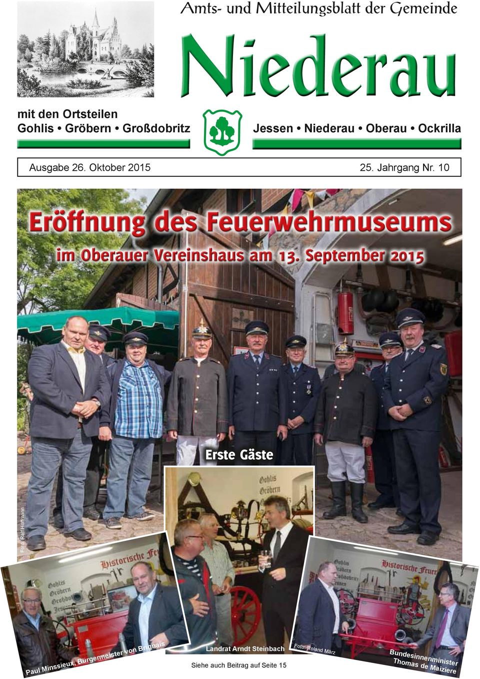 10 Eröffnung des Feuerwehrmuseums im Oberauer Vereinshaus am 13.