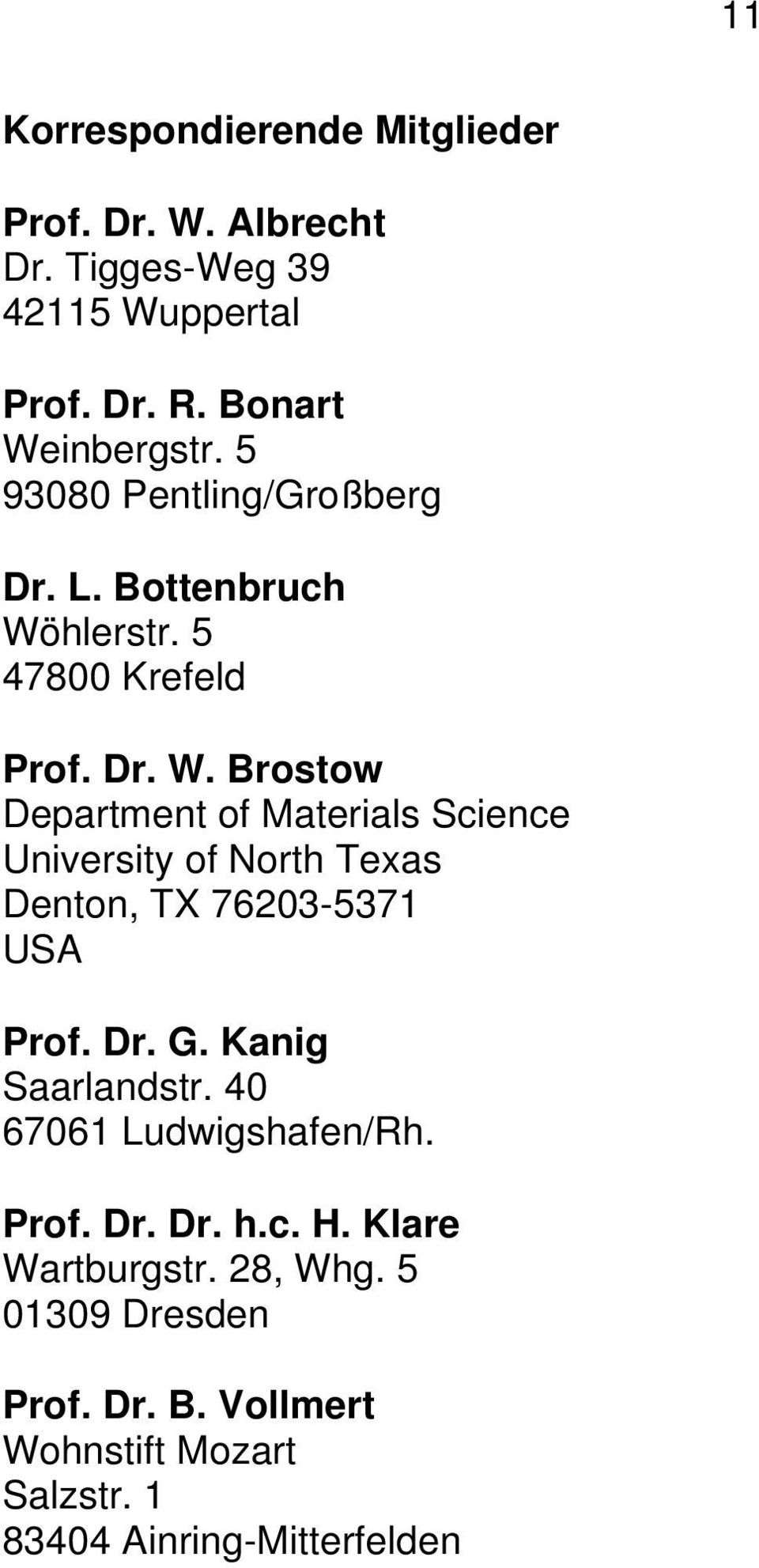 hlerstr. 5 47800 Krefeld Prof. Dr. W.