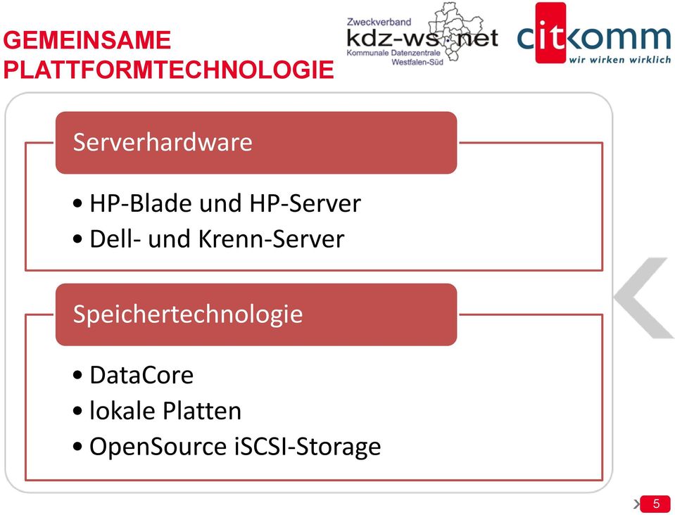 Dell- und Krenn-Server