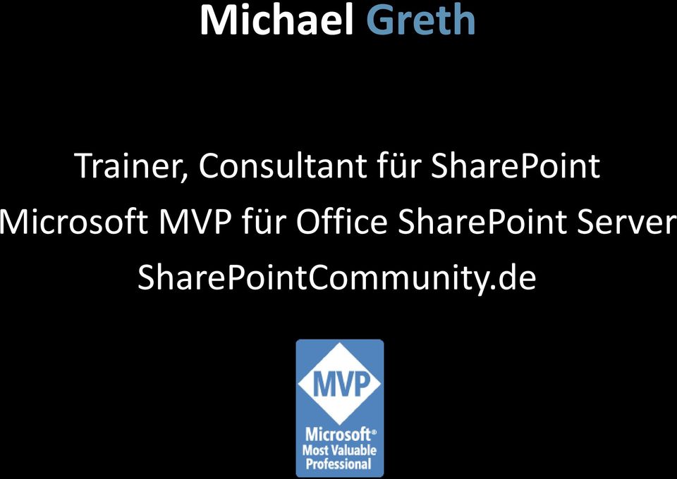 Microsoft MVP für Office