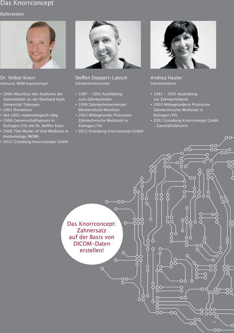 Tübingen y2001 Promotion yseit 2002 implantologisch tätig y2006 Gemeinschaftspraxis in Eislingen/Fils mit Dr.