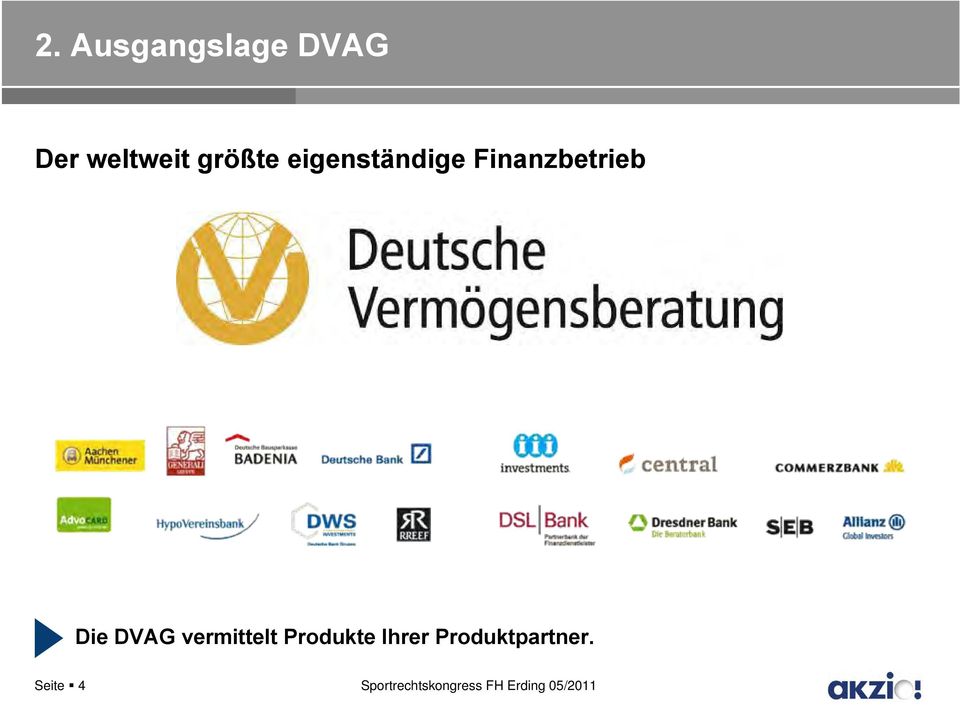 Finanzbetrieb Die DVAG