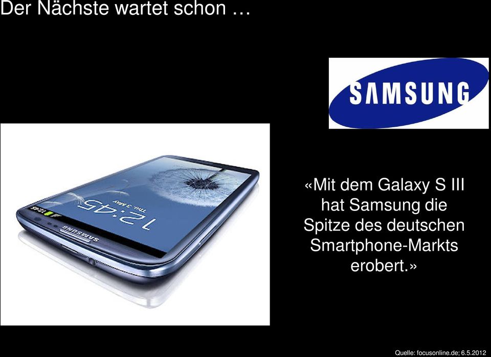 des deutschen Smartphone-Markts