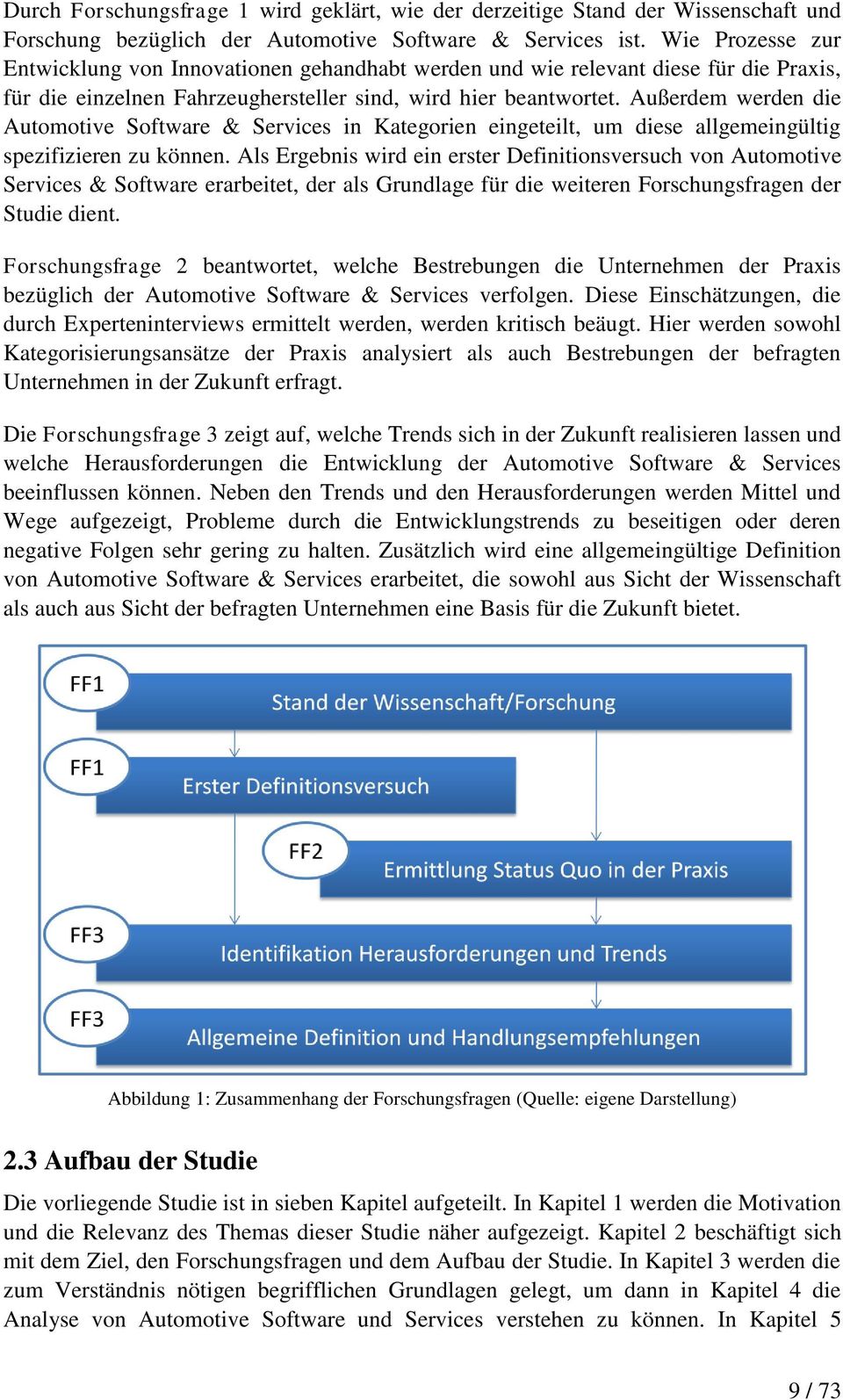 Außerdem werden die Automotive Software & Services in Kategorien eingeteilt, um diese allgemeingültig spezifizieren zu können.