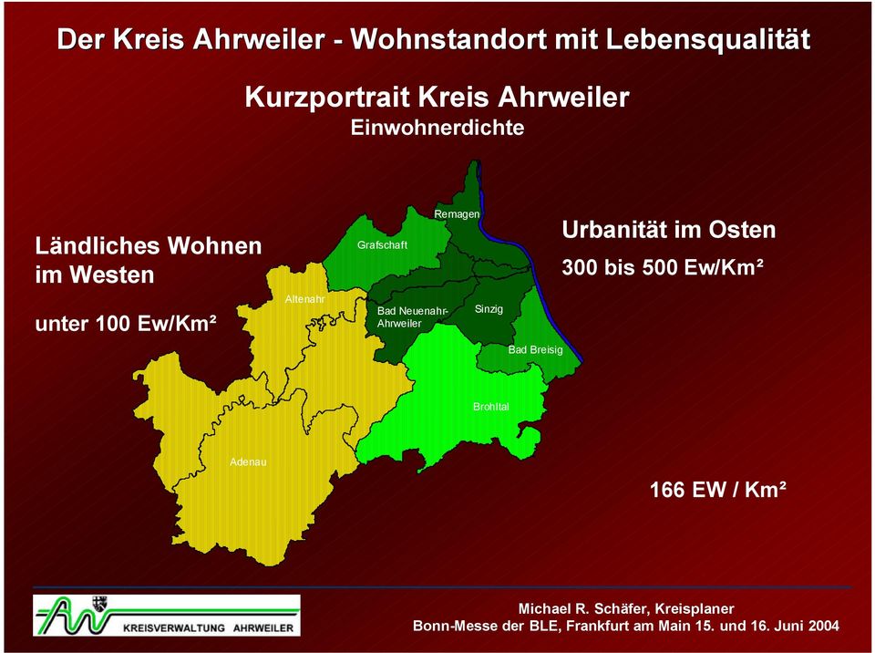 Bad Neuenahr- Ahrweiler Remagen Sinzig Urbanität im