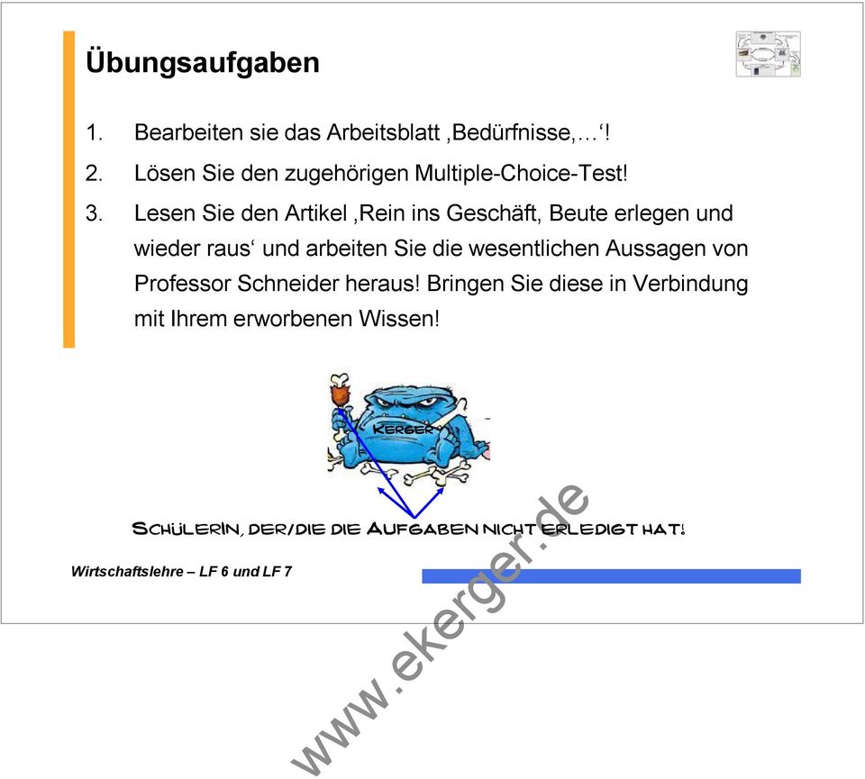 Lesen Sie den Artikel Rein ins Geschäft, Beute erlegen und wieder raus und arbeiten Sie die