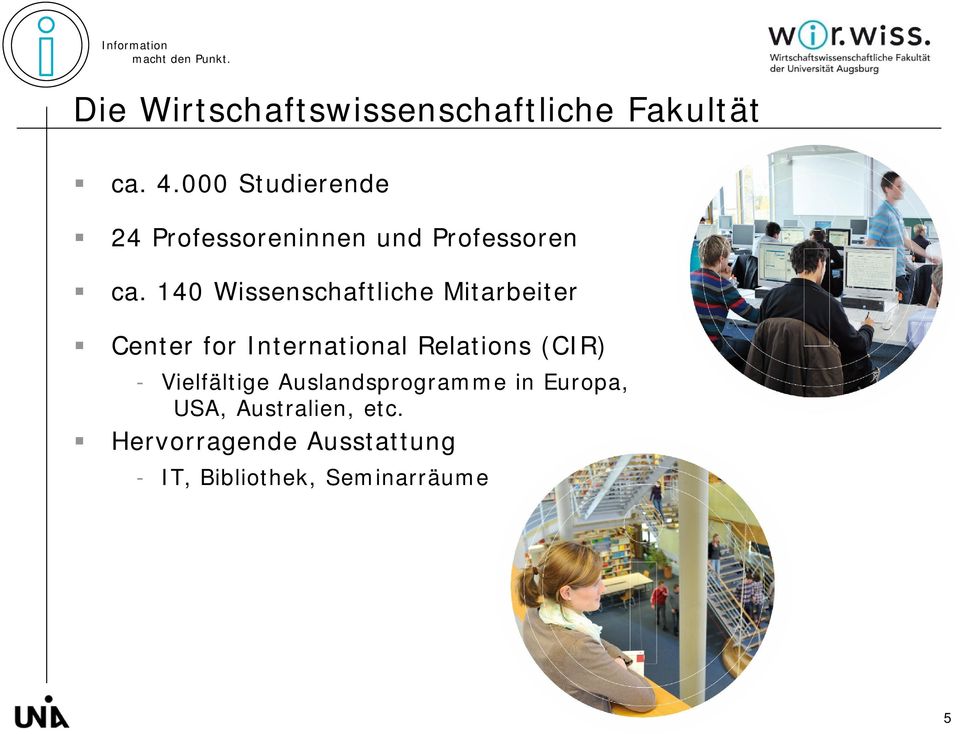 140 Wissenschaftliche Mitarbeiter Center for International Relations (CIR)