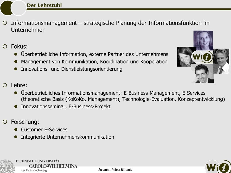 Lehre: Überbetriebliches Informationsmanagement: E-Business-Management, E-Services (theoretische Basis (KoKoKo, Management),