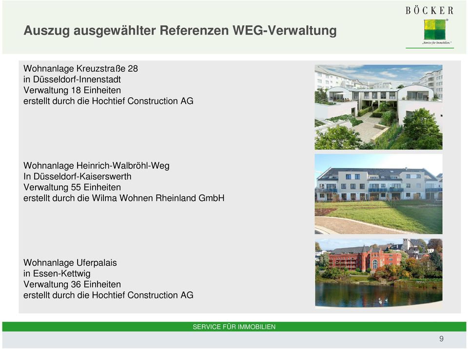 In Düsseldorf-Kaiserswerth Verwaltung 55 Einheiten erstellt durch die Wilma Wohnen Rheinland GmbH