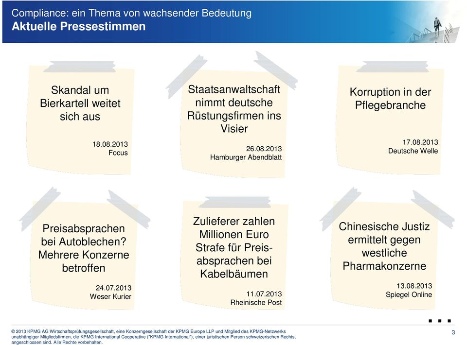 08.2013 Deutsche Welle Preisabsprachen bei Autoblechen? Mehrere Konzerne betroffen 24.07.