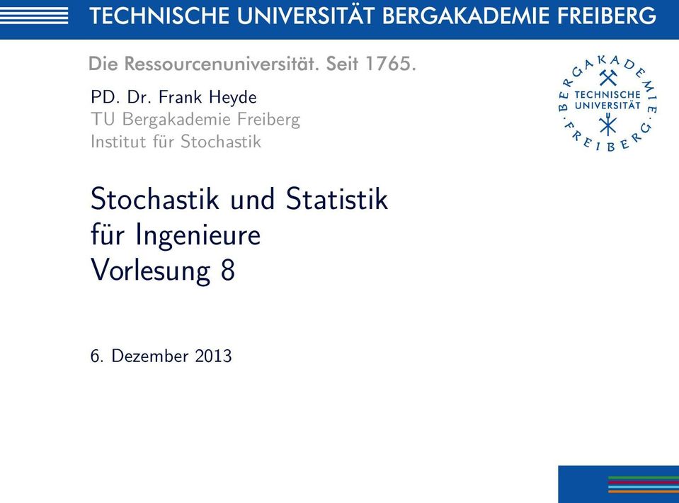 Freiberg Institut für Stochastik