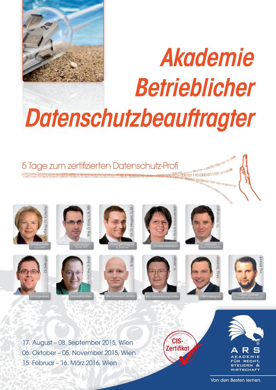 Schaumüller-Bichl FH Oberösterreich A. Jenzer Dr. Grünanger Gerlach Rechtsanwälte Mag. Spanner Ing.