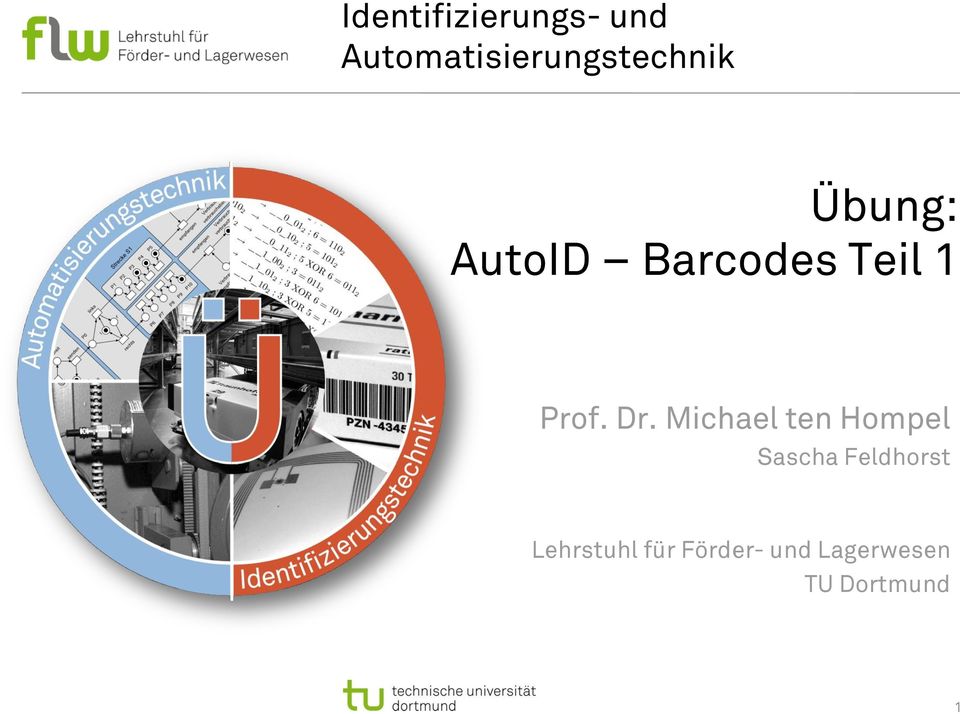 Barcodes Teil 1 Prof. Dr.