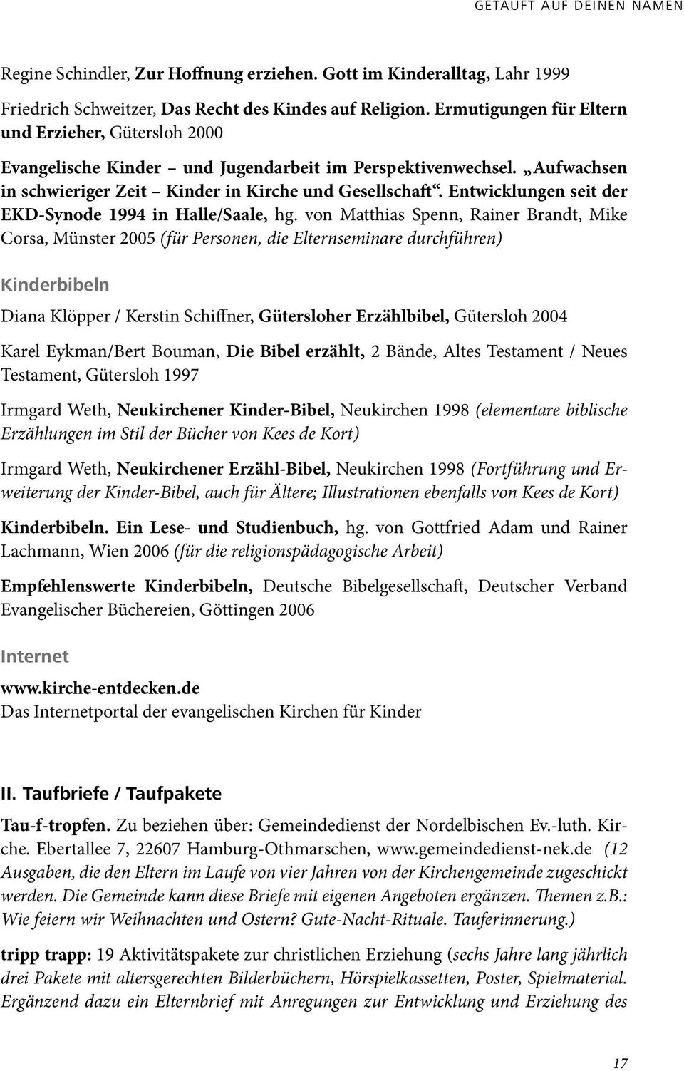 Entwicklungen seit der EKD-Synode 1994 in Halle/Saale, hg.