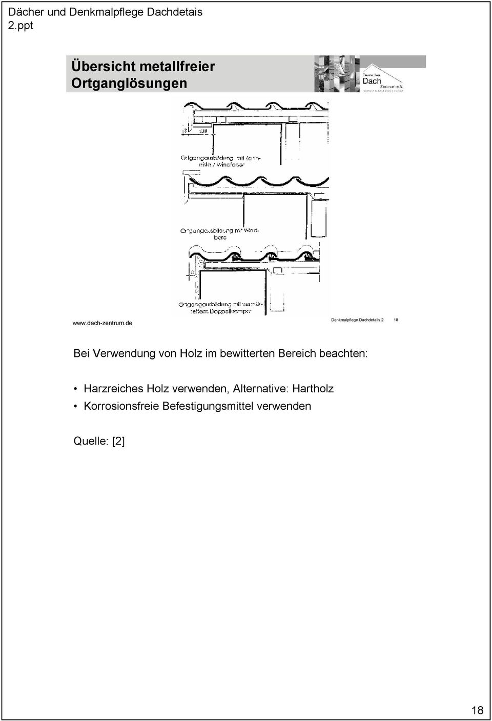 Denkmalpflege Dachdetails II - PDF Free Download