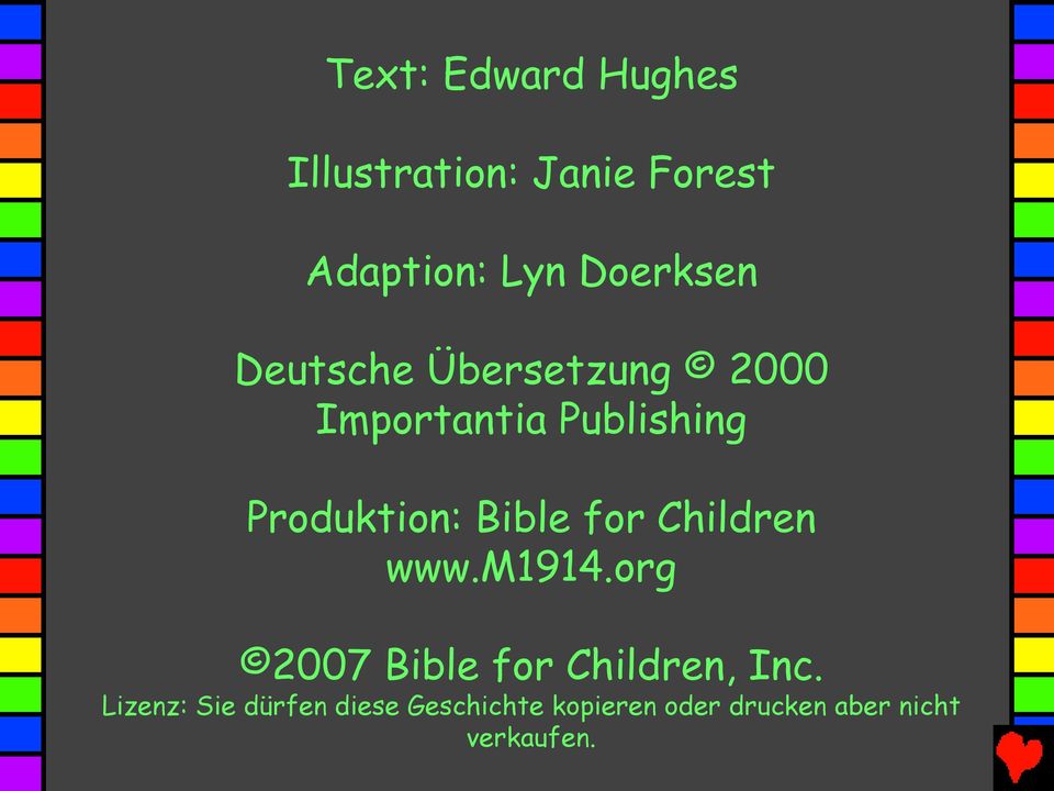 Produktion: Bible for Children www.m1914.