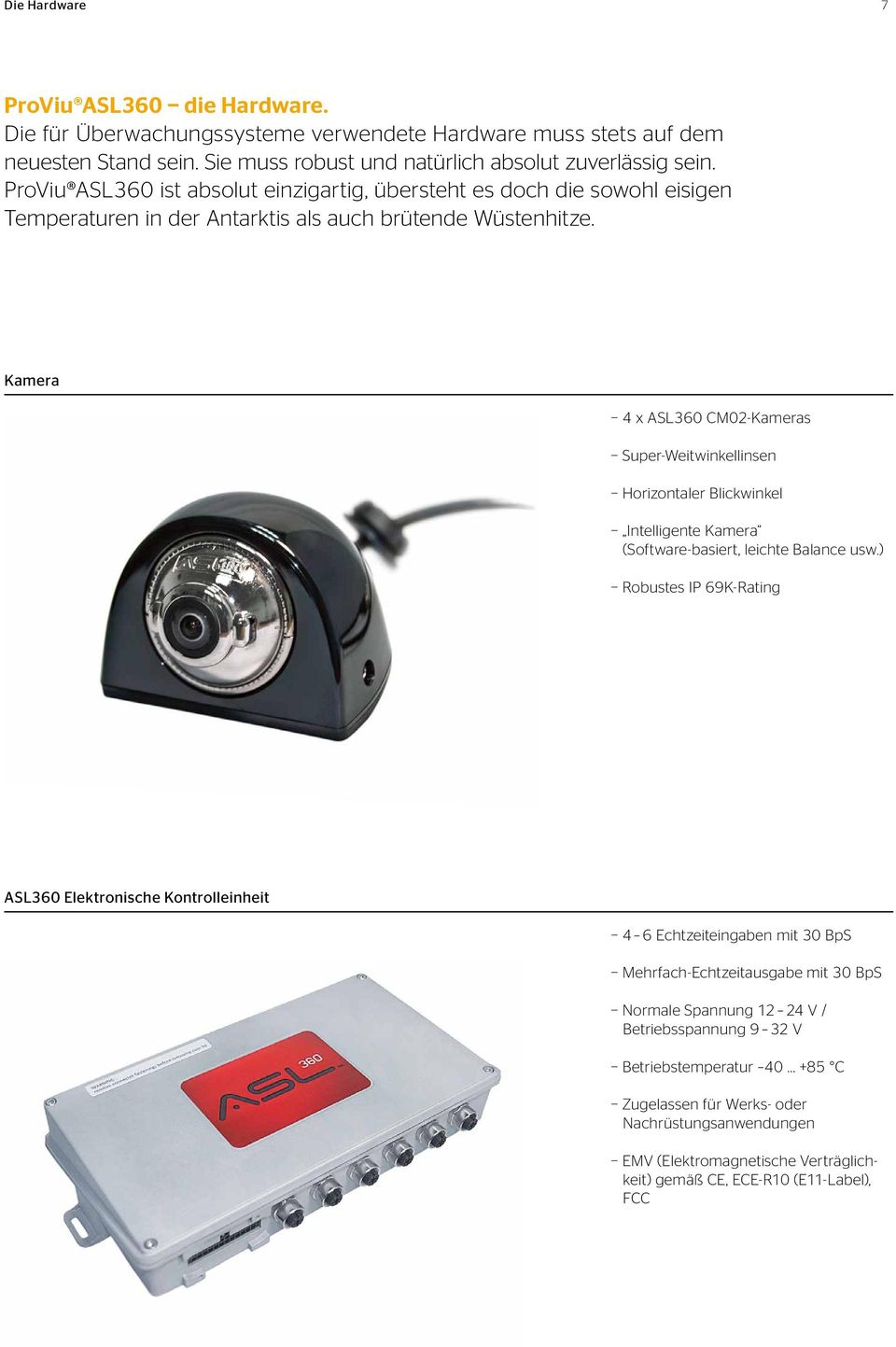 Kamera 4 x ASL360 CM02-Kameras Super-Weitwinkellinsen Horizontaler Blickwinkel Intelligente Kamera (Software-basiert, leichte Balance usw.