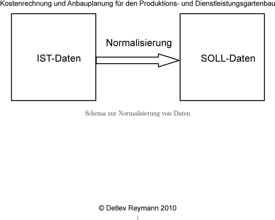 SOLL-Daten Schema