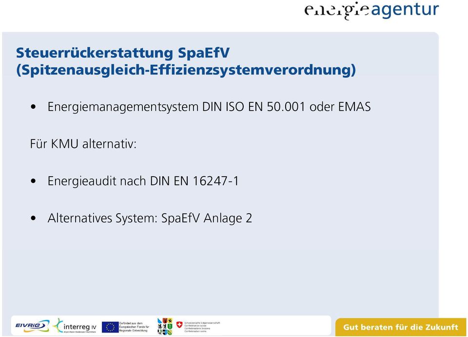 Energiemanagementsystem DIN ISO EN 50.