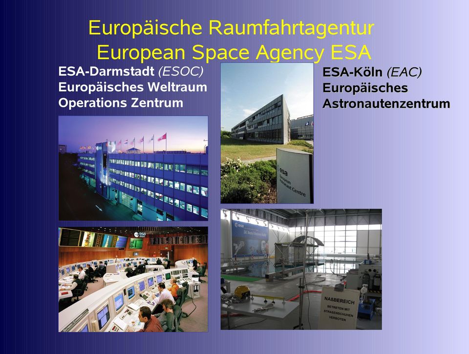 Europäisches Weltraum Operations Zentrum