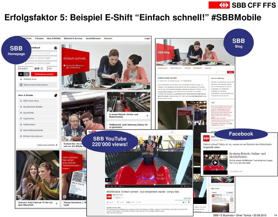 #SBBMobile SBB Homepage SBB Blog SBB