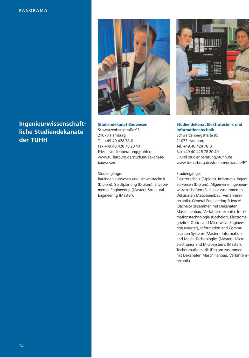 Studiendekanat Elektrotechnik und Informationstechnik www.tu-harburg.