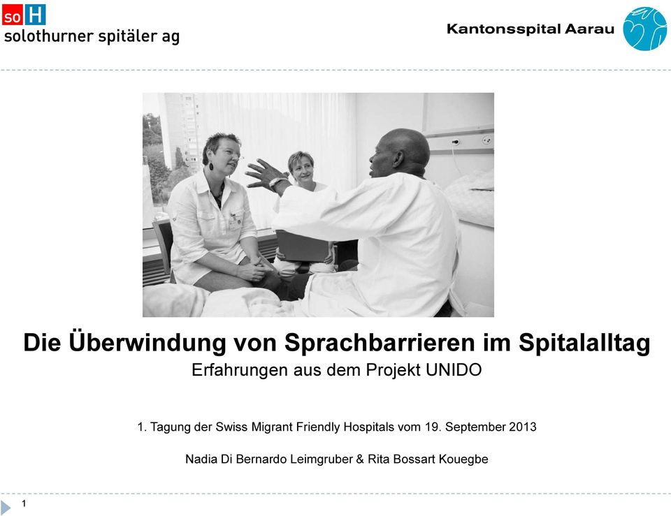 Tagung der Swiss Migrant Friendly Hospitals vom 19.