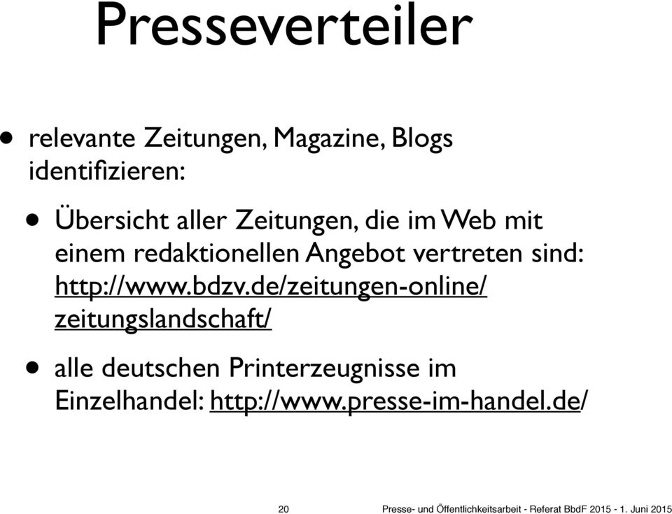de/zeitungen-online/ zeitungslandschaft/ alle deutschen Printerzeugnisse im Einzelhandel: