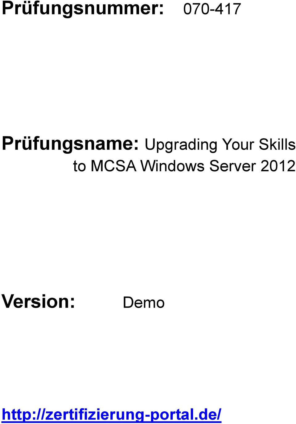 Skills to MCSA Windows Server