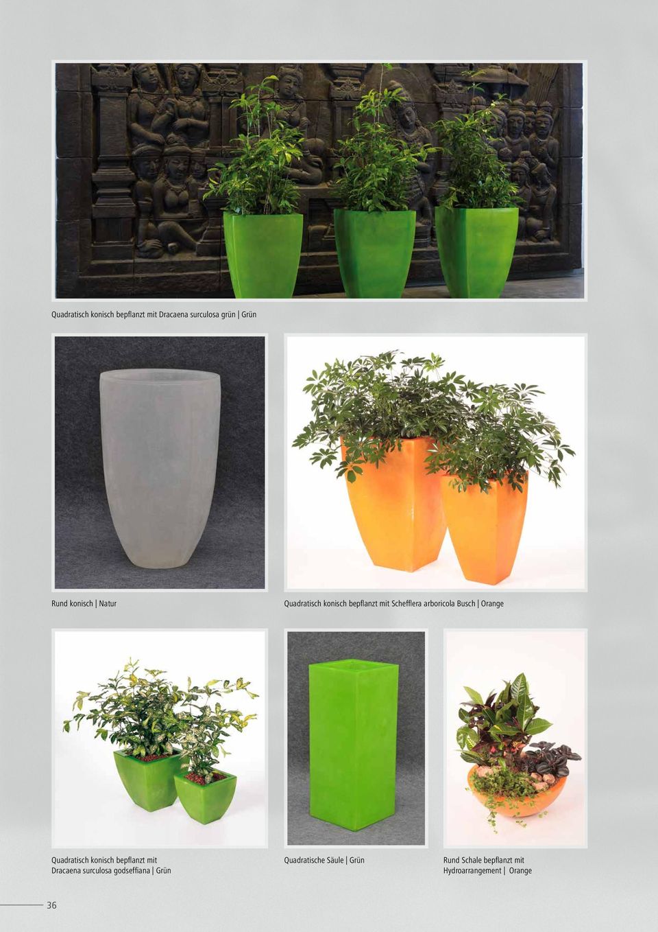 2er-Set Dracena 18cm im weißen Keramiktopf DP künstliche Pflanzen Kunstpflanzen