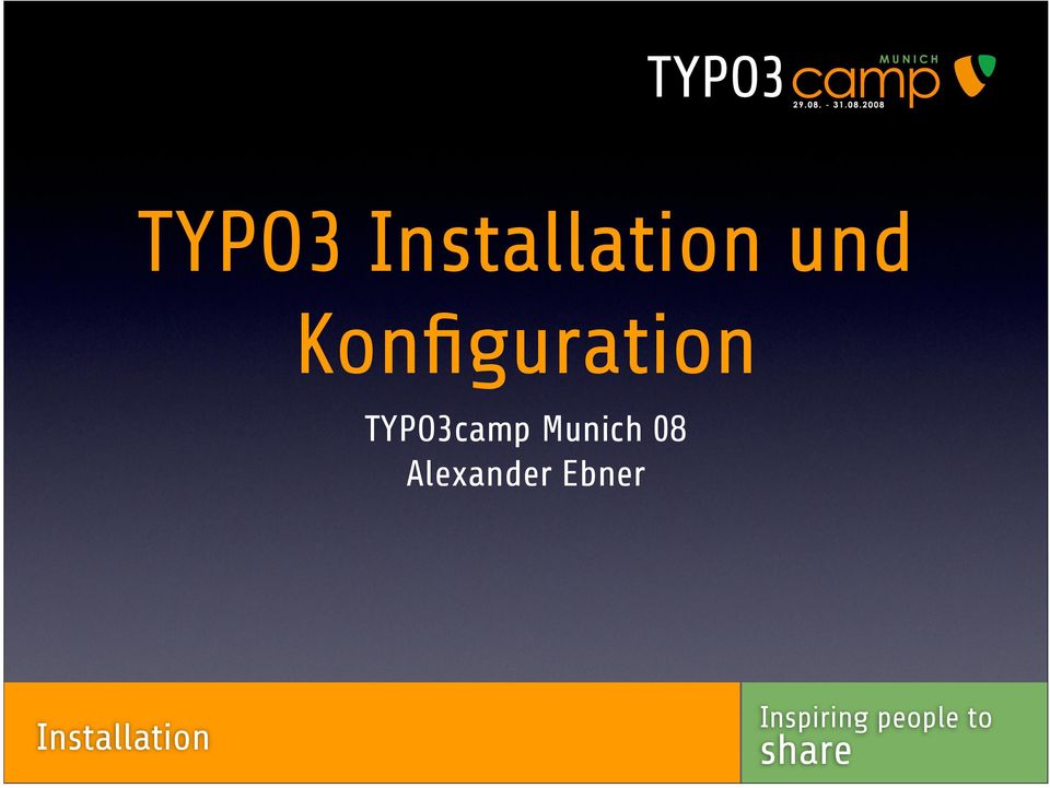 TYPO3camp Munich 08