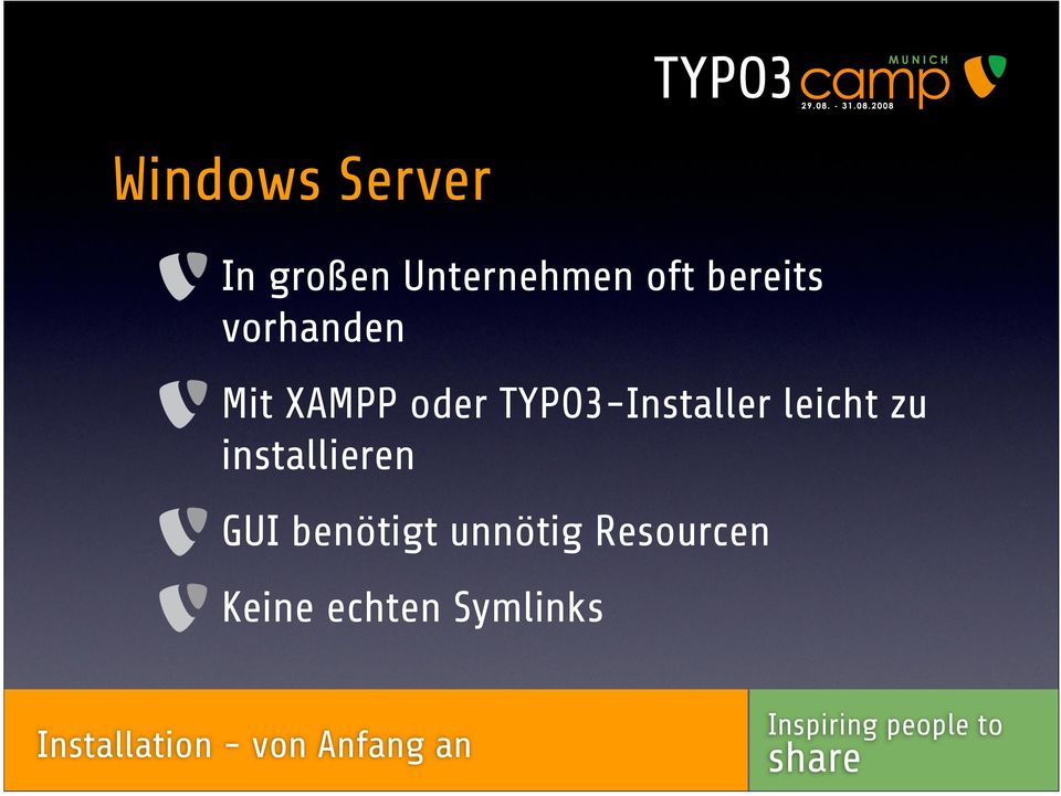 TYPO3-Installer leicht zu installieren